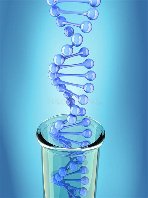 De Structuur Van Dna Stock Illustratie Illustration Of Organisme