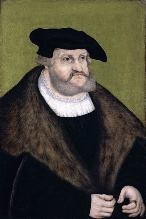 Portrait Of Elector Frederick The Wise In His Old Age Lucas Cranach