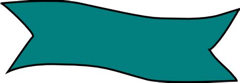 Teal Banner Clip Art at Clker.com - vector clip art online, royalty ...