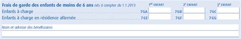 déclaration impôt frais de garde formulaire impôt garde enfant Brapp