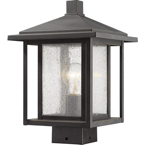 Z Lite 554PHMS ORB Aspen Oil Rubbed Bronze Outdoor Post Lamp ZLT