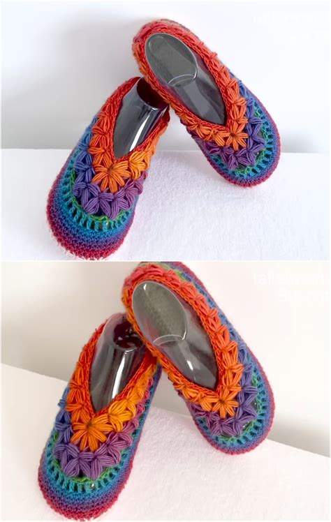 Crochet Beautiful And Comfortable Slippers We Love Crochet