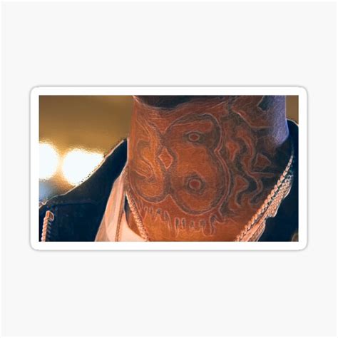 "Nba Youngboy Tattoos" Sticker for Sale by NiNino | Redbubble