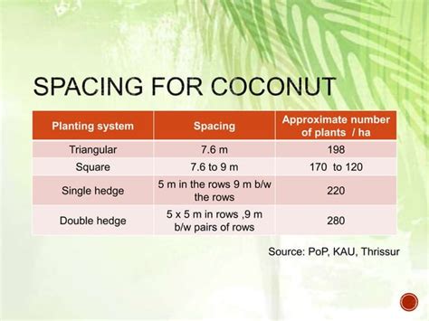 CULTIVATION PRACTICES OF COCONUT