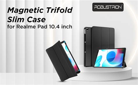 Robustrion Trifold Flip Stand Back Case Cover For Realme Pad Inch