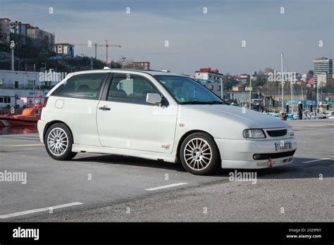 San Sebastian Spain February 7 2024 1993 Seat Ibiza Mk2 Typ 6k