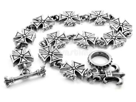 Jewelry Bracelet For Men Skulls Crosses And Classic Stainless Steel