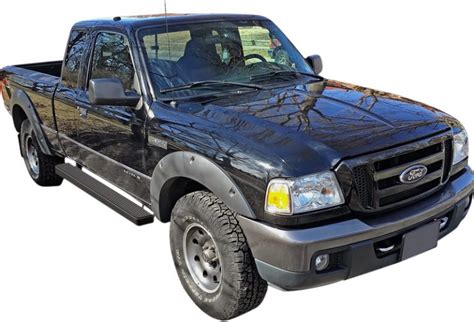 Istep 5 Inch Running Boards 1999 2011 Ford Ranger Black