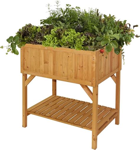 Vegtrug Wash Raised Bed Planter Grey Small Uk Garden