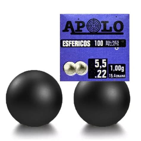 Balines Apolo Modelo Esf Ricos De Acero Mm Bbs X Unidades