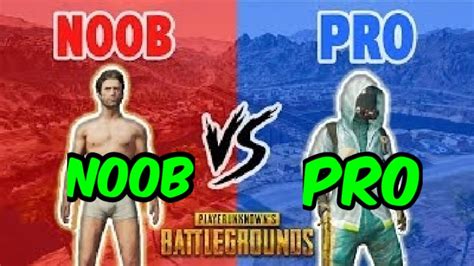 Noob Vs Pro Pubg Mobile Gameplay Pubg Mobile Noob Vs Pro Funny