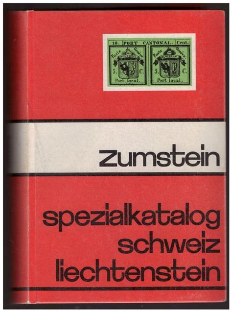 ZUMSTEIN SPEZIAL KATALOG Kaufen Auf Ricardo