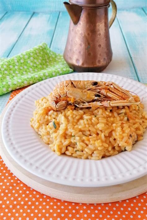 RISOTTO ALLA CREMA DI SCAMPI CREMOSO E DELICATO