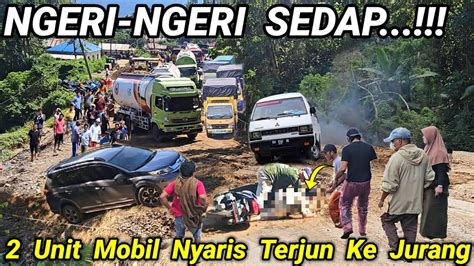 Unit Mobil Nyaris Terjun Ke Jurang Di Tanjakan Batu Jomba Batujomba