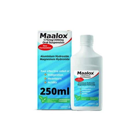 Maalox Suspension Pharma Aesthetics