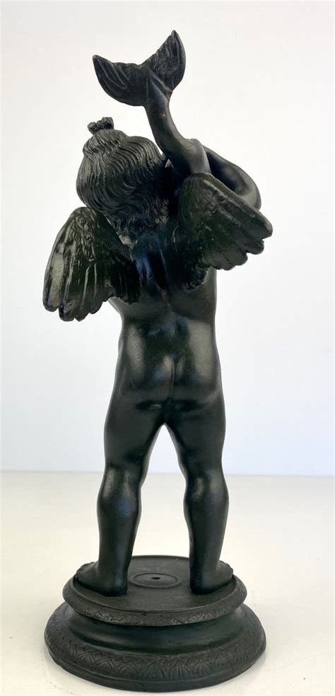 Sculpture Putto With Wings Bronze Th Century Catawiki