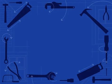 Carpentry tools border Vector Art Stock Images | Depositphotos