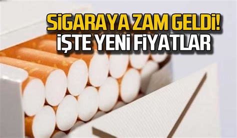 Sigaraya zam geldi İşte yeni fiyatlar