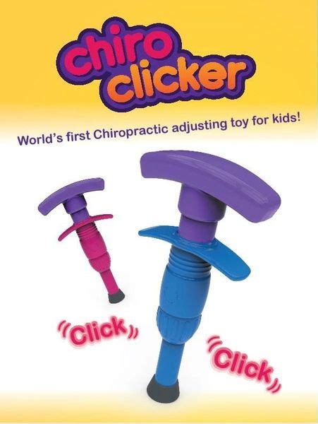 Chiroclicker Chiropractic Toy Activator Supplying Chiropractic