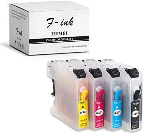 F Ink Full Refillable Ink Cartridge Replacment For Brother Lc Lc