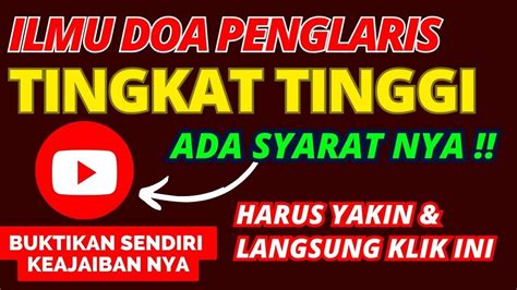 ILMU DOA UNTUK PENGLARIS DAGANG INI YANG PEDAGANG CARI Doa Tingkat