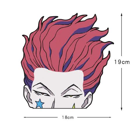 Hunter X Hunter Hisoka Morow Blue Star Vinyl Car Peeker Sticker