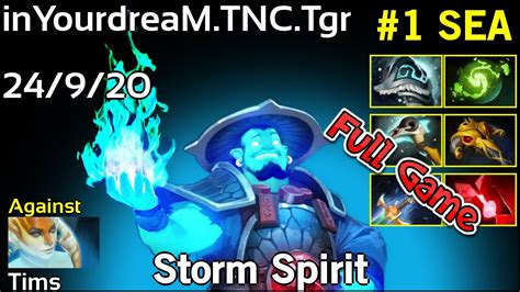 InYourdreaM TNC Tgr Storm Spirit Dota 2 Full Game 7 18 YouTube