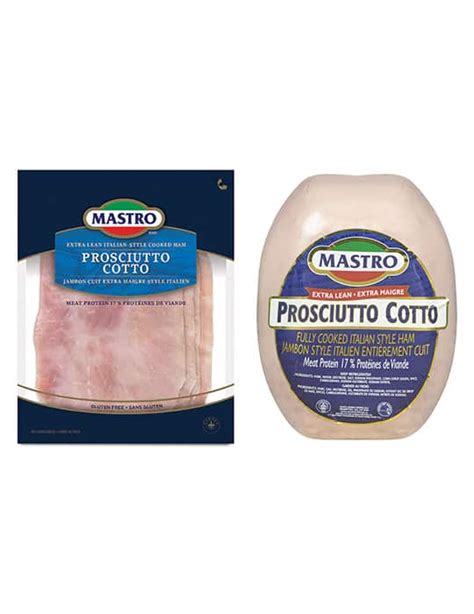 Mastro® Prosciutto Cotto Mastro® San Daniele® Charcuterie Products