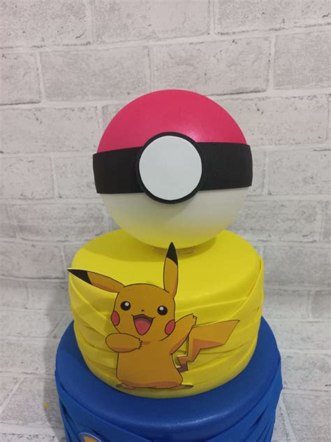 Bolo Fake Pokemon Elo Produtos Especiais