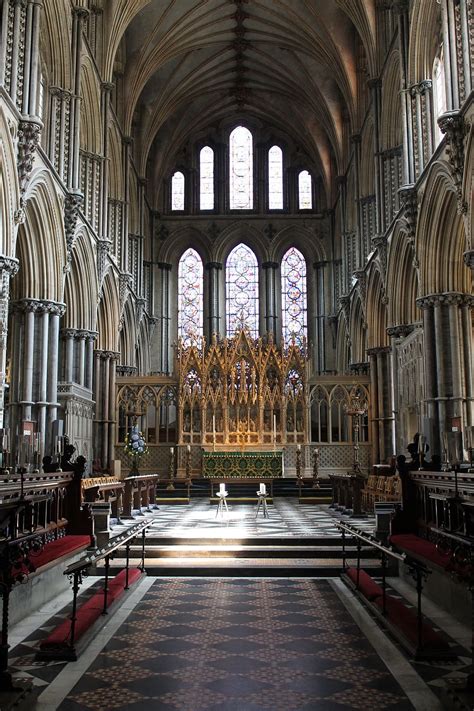 Fotografía Catedral Interior Iglesias Catedral De Ely Ely