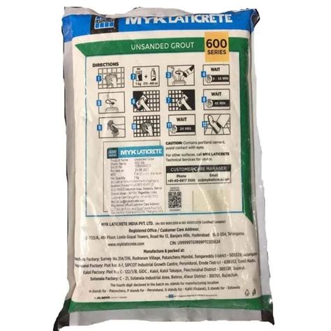 Myk Laticrete Series Unsanded Grout For Tiles Joint Width Mm At