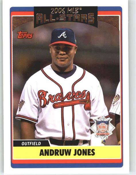 Topps Update Andruw Jones As Atlanta Braves All Star