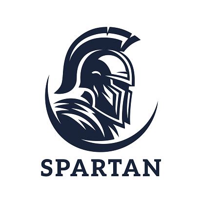 Spartan Warrior Icon Stock Illustration - Download Image Now - Adult, Army Helmet, Army Soldier ...