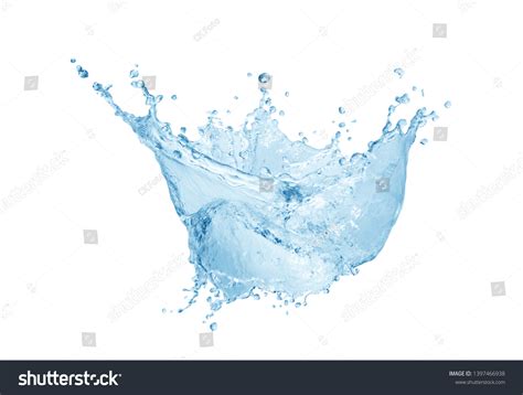 Water Splash Isolated On White Backgroundwater Stock Photo (Edit Now ...