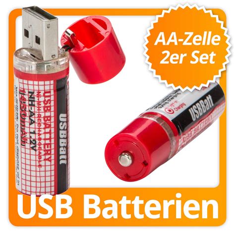 X Wiederaufladbare Usb Batterie Akku Mit Mah Akku Kapazit T F R