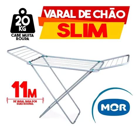 Varal De Ch O Refor Ado Abas Dobr Vel Retr Til Slim Mor