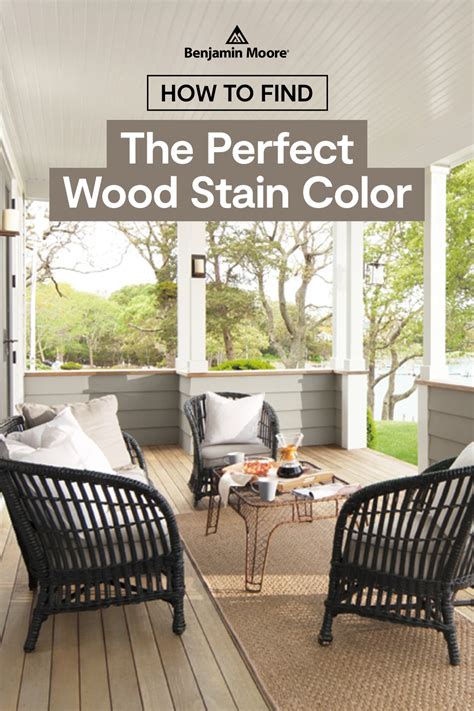 How To Choose A Wood Stain Benjamin Moore Couleur