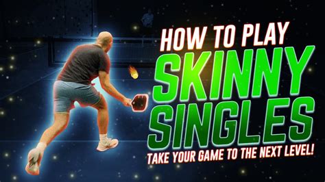 How To Play Skinny Singles In Pickleball Top 5 Pickleball Drill Youtube