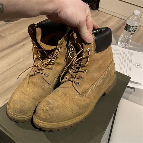 Men’s timberland work boots size 7. Slightly worn... - Depop