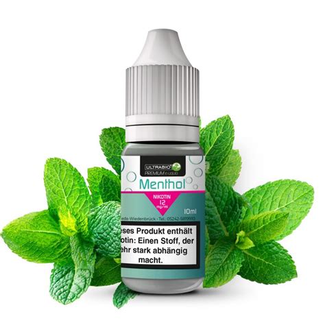 Ultrabio Menthol Liquid Ml Mit Banderole Mg