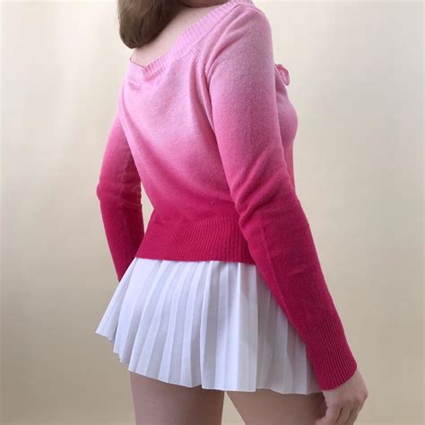 One Step Up Womens Pink Jumper Depop