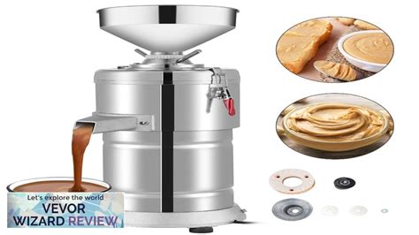 Vevor Commercial Peanut Sesame Grinding Machine 15000g H Stainless