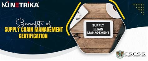 Benefits of Supply Chain Management Certification | Supply Chain ...