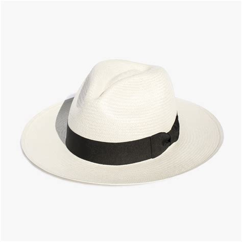 Habana White Classic Panama Hat — Elegancia Tropical Hats