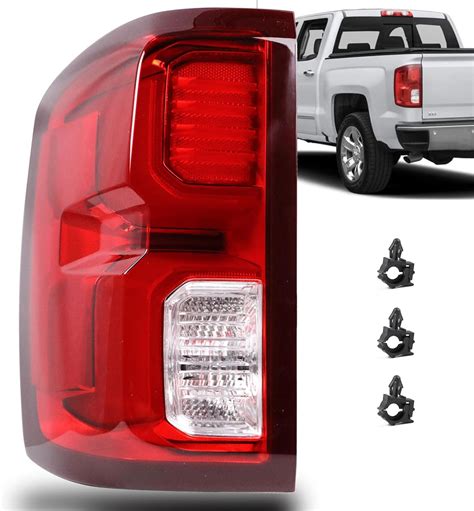 Lochnchn Rear Tail Lights Compatible With Chevy Silverado