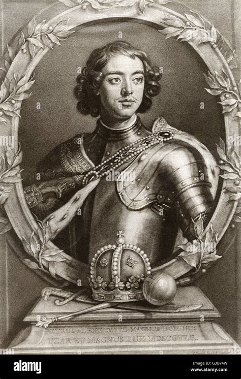 Tsar Peter the Great of Russia Stock Photo - Alamy