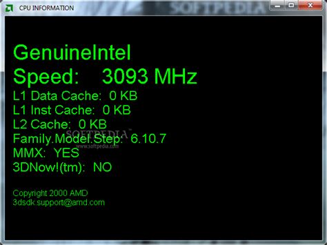 Amd Cpu Information Display Utility 10 Download Review Screenshots