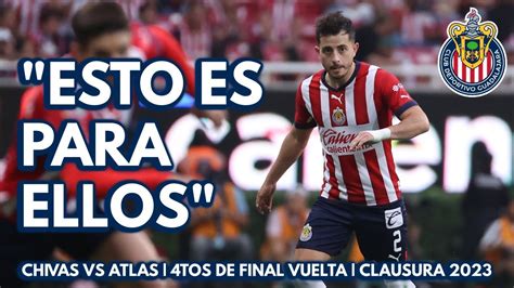 QUÉ DIJO ALAN MOZO LUEGO DEL CHIVAS VS ATLAS LIGUILLA CLAUSURA