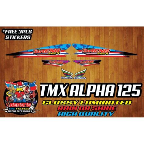 Honda Tmx Alpha Daeng Decals Lazada Ph