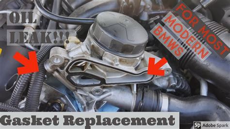 Bmw F F Oil Filter Housing Gasket Replacement Youtube